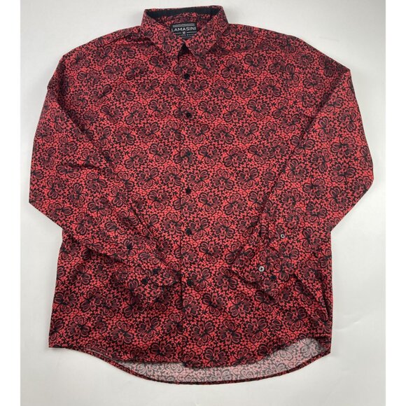 4 Lot Men's XL Yongster/Lamasini/Golden Fashion Button Up Long Sleeve Shirts - Picture 3 of 9